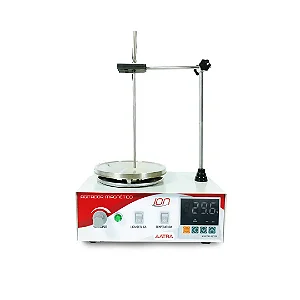 Agitador Magnético 2400RPM até 5L com Aquecimento 90ºC