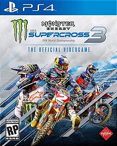 Monster Energy Supercross The Official Videogame 3 Ps4 e Ps5 Mídia Digital Psn