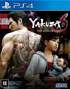 Yakuza 6: The Song of Life Ps4 e Ps5 Mídia Digital