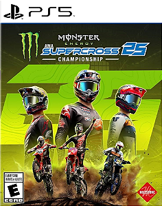 Monster Energy Supercross 25 - The Official Video Game PS5 Mídia Digital