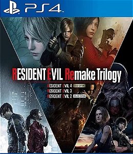 Resident Evil Remake Trilogy Ps4 e Ps5 Psn Mídia Digital