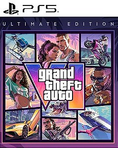 GTA 6 | GRAND THEFT AUTO VI ULTIMATE EDITION PS5 Mídia Digital PRÉ VENDA