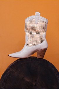 Bota Lezard Manteiga Ráfia