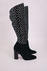 Bota Camurção Preto Tachinha