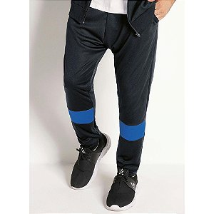 Calça com Bolso Preta e Recorte nos Joelhos
