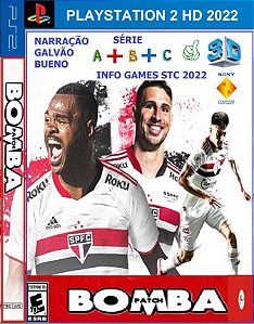 PES 2022 Brasileirão A B C + Libertadores + Encarte PS2