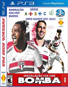 Bomba Patch Edição de Junho PS3 com Brasileirão Série A B C + Libertadores + Encarte!!!!