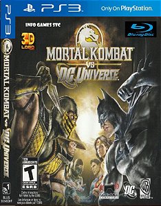 Mortal Kombat vs DC Universe PS3 Mídia Blu Ray CFW e HEN+Caixinha Box!!!