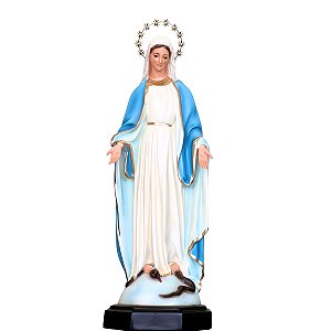 Imagem Nossa Senhora das Graças 65cm c/ Auréola Folheada | Resina