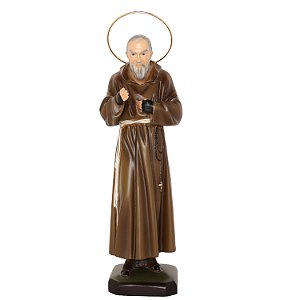 Imagem Padre Pio 30cm Resina - Colorido