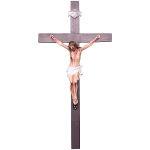 Crucifixo de Parede 58cm (Corpo do Cristo 27cm) - Resina