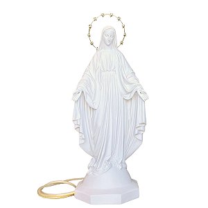 Fonte Imagem Nossa Senhora Das Graças 105cm | Pó de Mármore