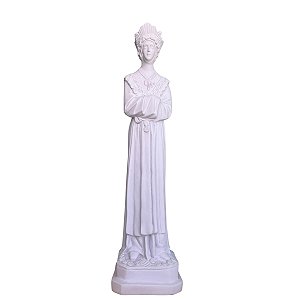 Imagem Nossa Senhora da Salete 65cm La Salette Área Externa Pó de Mármore