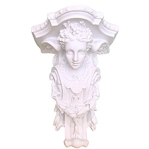 Suporte P/ Imagem Parede Peanha Anjo 30cm Pó de Mármore