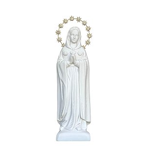 Imagem Nossa Senhora da Rosa Mística 20cm | Pó de Mármore