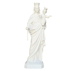 Imagem Nossa Senhora Auxiliadora 105cm Área Externa | Pó de Mármore