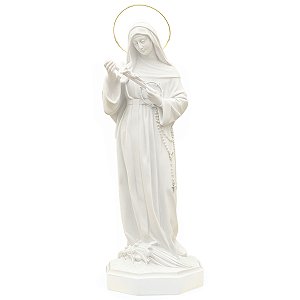 Imagem Santa Rita de Cássia 60cm Área Externa C/ Aro | Pó de Mármore