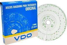 DISCO DE TACOGRAFO SEMANAL 125KM ORIGINAL VDO T00957040