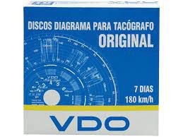 DISCO DE TACOGRAFO SEMANAL 180KM ORIGINAL VDO 2P0957040A