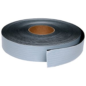 Fita de Vedação em EVA Preto Com Adesivo 1 Lado 2mm x 30mm x 10m
