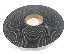 Fita Espuma PVC Com Adesivo 1 Lado - 2mm x 10mm x 10m