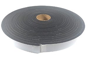 Fita Espuma PVC Com Adesivo 1 Lado - 6mm x 25mm x 10m