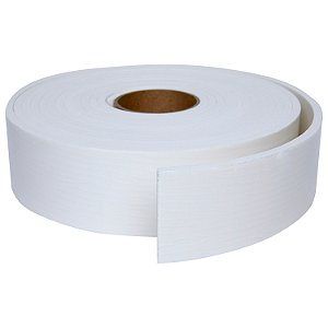 Fita Vedação Eva Branco Adesivado 1 Lado 5mm X 50mm X 5mts