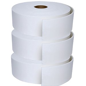 Ripado Eva Branco Autocolante Larg 7cm X 5mm X 30 Metros