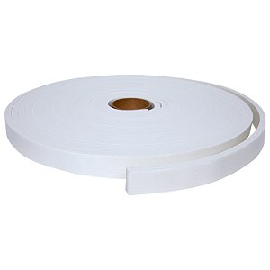 Ripado Eva Branco Autocolante Larg 2,5cm X 8mm X 10 Metros