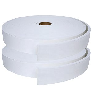 Ripado Eva Branco Autocolante Larg 5cm X 1cm X 20 Metros