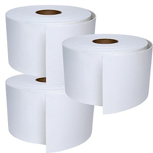 Ripado Eva Branco Autocolante Larg 10cm X 2mm X 30 Metros