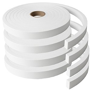 Fita Eva Para Espelho LED Branco Autocolante 15mm X Larg 2cm X 20 Mts
