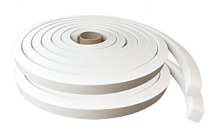 Fita Eva Branco Autocolante 1 Lado 20mm X Larg 20mm X 10 Mts