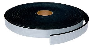 Fita EVA Preto Adesivo 1 Lado - 5mm X Larg 30mm x 10 Metros