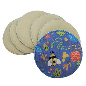 Kit 5 Pares Protetores Reutilizáveis p/ Amamentação