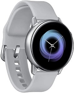 Relógio Smartwatch Samsung Galaxy Watch Active SMR500N Prata (revisado)