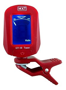 Afinador Digital Cromático Vermelho MXT GT-30 Clip