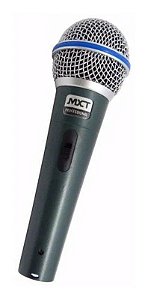 Microfone Dinâmico De Metal MXT BTM-58A Cabo 4.5m
