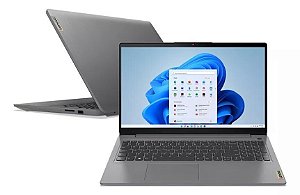Notebook Lenovo Ideapad 3i I3 4gb 256gb Ssd 15,6'' W11 Cinza