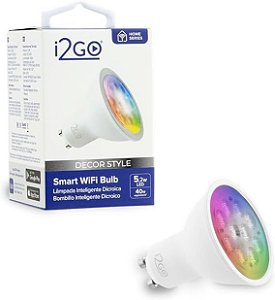 Lâmpada Inteligente Smart Lamp Spot Dicroica Wi-Fi LED I2GO