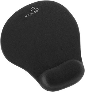 Mouse Pad Multilaser Com Apoio Gel Pequeno Preto - AC021