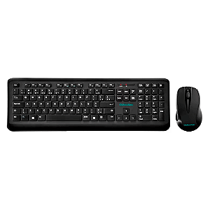 Mouse e Teclado Combo Movitec Sem Fio OTCW-01 Preto