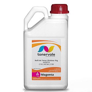 Toner Refil Okidata C130 44250710 Magenta - C110 MC160 de 1kg