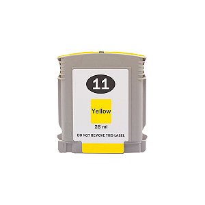 Cartucho Compatível HP 11 Yellow - HP 2600 110 500 100 800 com 28 ml