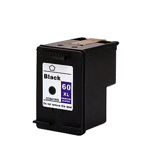 Cartucho Compatível HP 60XL Black - HP F4480 C4680 F4280 C4780 D1660 com 13ml