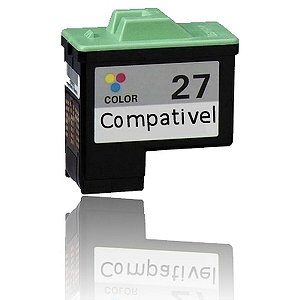 Cartucho Compatível Lexmark 27 Color - Z35 X1250 Z25 X1290 com 5,5ml