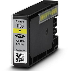 Cartucho de Tinta Canon PGI 1100 Yellow - Canon MB-2010 Compatível de 4,5ml