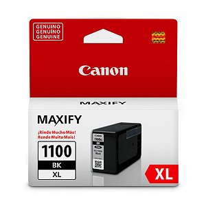 Cartucho de Tinta Canon PGI-1100XL Black - Impressora MAXIFY MB 2010 Original 34,5ml