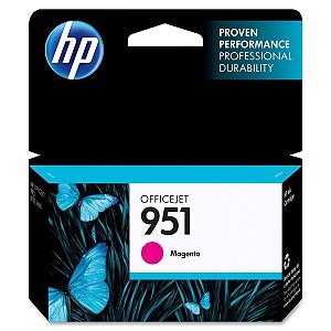 Cartucho de Tinta para Impressora HP 8100 8610 8620 251DW 8600W - HP 951 CN051AB Magenta Original 8,5ml