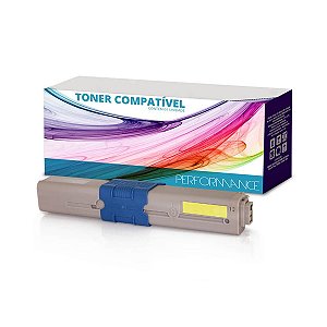 Cartucho de Toner Okidata 44469701 - C330 C330DN C331 MC361 C310 C530 MC362 MC561 Yellow Compatível para 3.000 Páginas